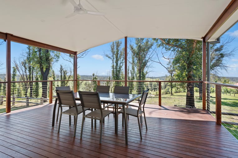 Outdoor dining area