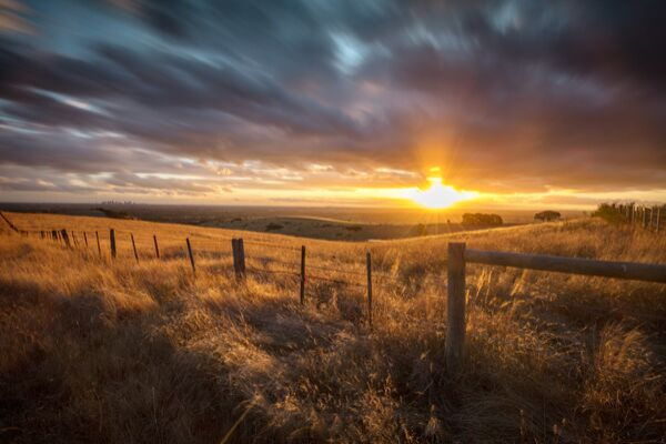 Rural farm scene