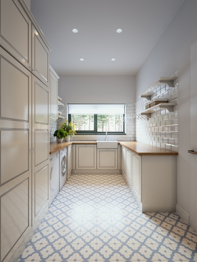 Functional laundry home design